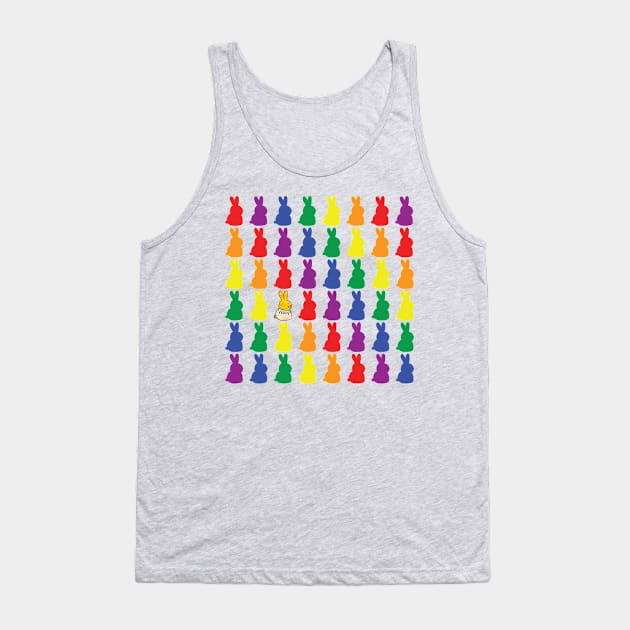 Bunny Rabbit Pride Colony Tank Top by ellenhenryart